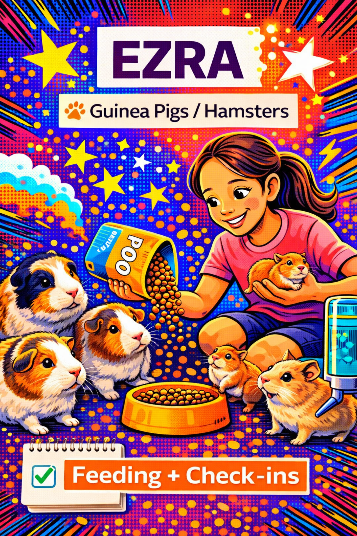 Guinea pigs and hamsters